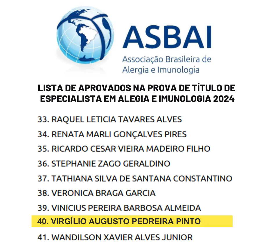 Alergia e imunologia